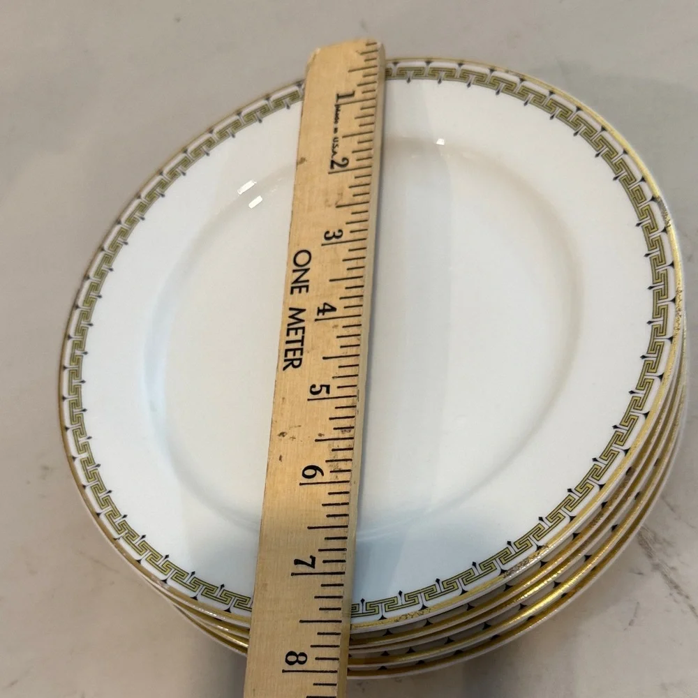 Haviland‎ Albany 7.5” Plate(s) - Schleiger 107A Greek Key Set Of 5